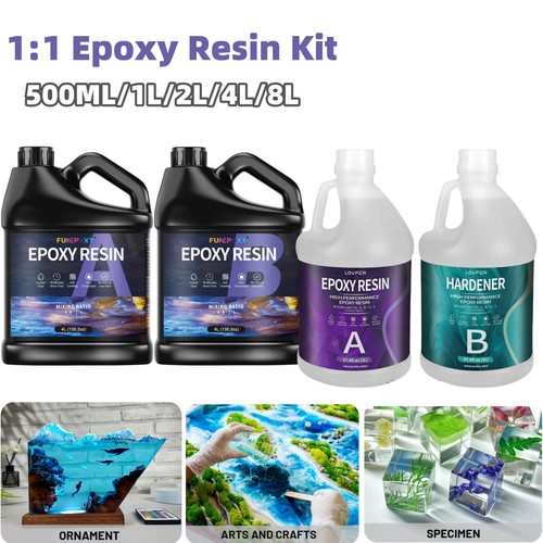 Epoxy resin crystal - resin, clear