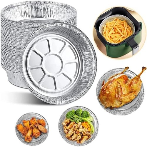 50pcs round foil flan - 50pcs,