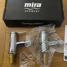 Mira Showers Evolve Bath Pillar Taps Chrome Round  Lever Pair 2.1816.003