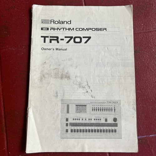 Roland tr707 owner manual - tr707,