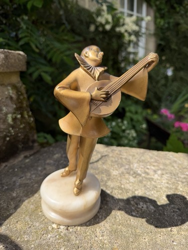 Antique art deco spelter - deco,