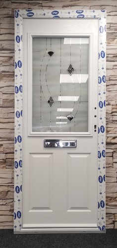 White composite front - front, door