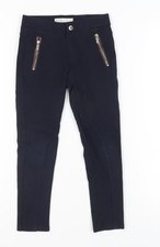 Zara Girls Blue Leggings, Size