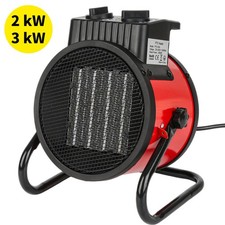 2kW/3kW Tilting Electric Space Fan Heater 3 Setting Industrial Workshop Garage