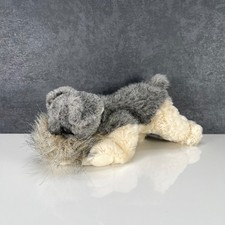 Classic Aurora Schnauzer Puppy Dog Plush Soft Toy | 11"