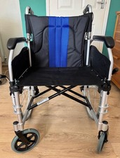 Lightweight Aluminium Folding Self Propel Wheelchair With 20 Inch Wide Seat