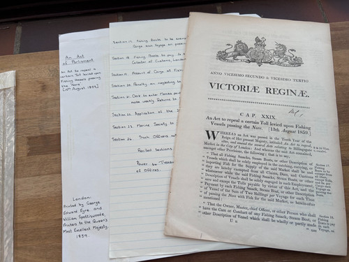Victorian 1859 fishing vessels - victorian,