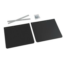 UNIVERSAL Car BLANK Rubber Black MUDFLAPS Mud Flaps PAIR