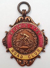 Warrington Road Cycling Club Enamel Medal. Second Team C. Baxter 1939