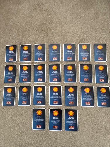 Shell power ferrari cards - power,