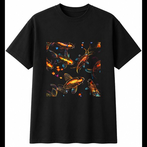Koi butterfly detailed - butterfly, sea