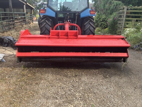Tractor mounted flail - mounted, topper
