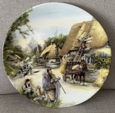 Royal Doulton 'The Thatcher' Plate Old Country Crafts by Susan Neale
