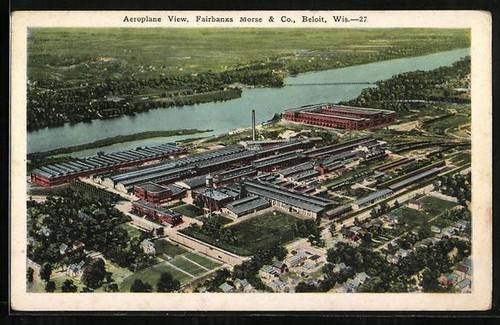 Postcard beloit fairbanks - beloit,, wi,
