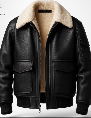 Men black shearling - men’s,