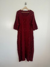 Grizas Dress Size XL Maxi Red