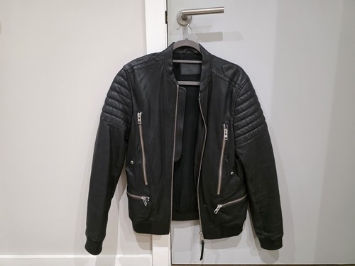 All saints leather biker - leather,