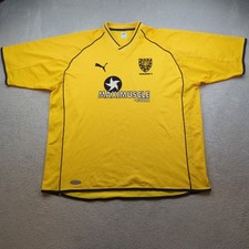 Wimbledon Football Shirt 2XL Yellow Away Kit 2001 2002 Jersey Maximuscle Vintage