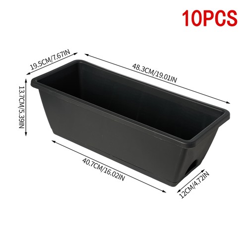 10pcs trough plant pot - pot, long