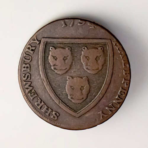 1794 copper token shrewsbury - 1794,