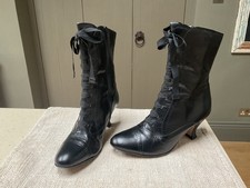 Clarks Black Leather Victorian
