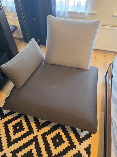 Armchair grey stylish - armchair,