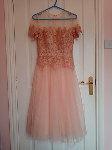 Chi london dress pink - dress,