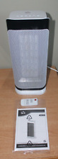 HOMCOM Oscillating Ceramic Space Heater w/ Remote Control, Timer & Safety System
