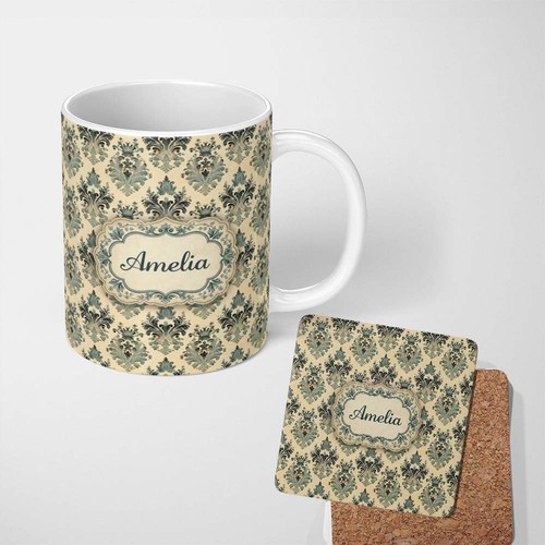 11oz tea coffee mug muted - tea,