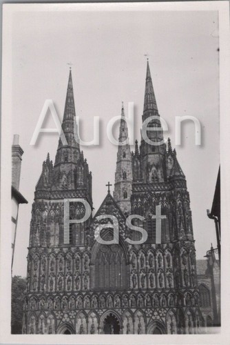 Lichfield cathedral west front - lichfield,