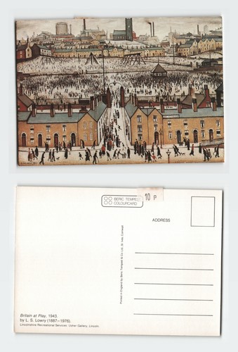 Vintage postcard lowry - postcard, l.s.