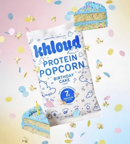 Khloud protein popcorn - khloud, white