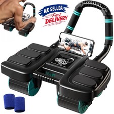 Healthy Belly Wheel with 6 Elbow Support Ab Roller Wheel Abdominal Fitness Wheel