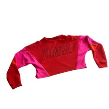 Zumba wear crop sweatshirt red - wear,