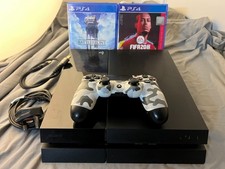 Sony PS4 500GB Console + Camouflage Controller + FIFA 20 & Battlefront (Bundle)