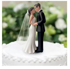 Elegant Bride & Groom Cake