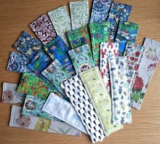 Joblot 25 Fabric Bookmarks