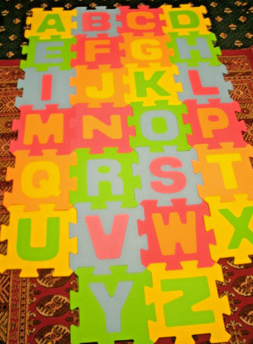 Alphabet abc foam tiles - foam, jigsaw