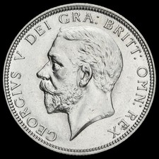 1932 George V Silver Florin, Rare, Near EF