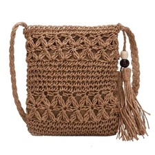 Hollow-out Tassel Crossbody