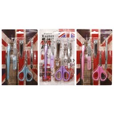 Manicure Set - Nail Clippers Scissors Travel Kit Pedicure File Cuticle Pusher