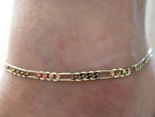 LADIES GIRLS DOUBLE LAYER BEAD ANKLET BRACELET CHAIN ADJUSTABLE GOLD SILVER UK