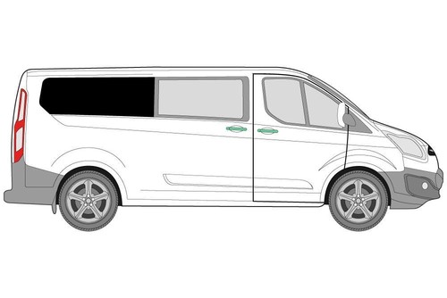 Ford transit custom right rear - ford,
