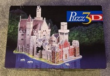 MB Games PUZZ 3D Alpine Castle 1000 Piece Foam Puzzle Jigsaw 1997