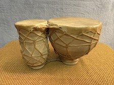 Vintage Handmade African Drum
