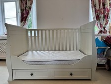 Silver Cross Nostalgia Sleigh Cotbed And Change Table