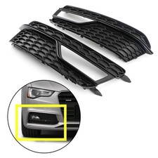 Pair Front Fog Lamp Black Trim