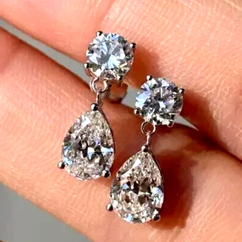 Pear cut diamond drop - pear,