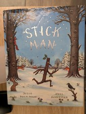 Stick Man by Julia Donaldson. True First Edition Hardback with Dust Jacket VGC