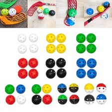 4Pcs Floorball Balls Unihockey